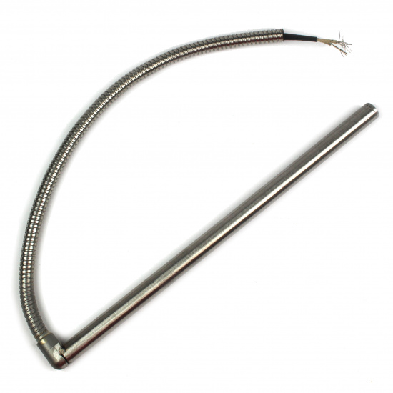 IMS Company - Cartridge Heater, 1/2 Dia X 10 Length, 10 Length Is  Immersion (Heated) Length; Overall Length Is 10-1/2, 240 Volt, 1000 Watt,  14 Swaged Leads With 12 Stainless Steel Armored Cover, Right Angle Lead  Exit. 163234 Cartridge Heaters
