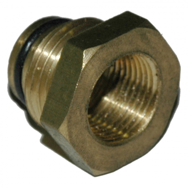 IMS Company Hose Barb Adapter, 1/2" Male BSPP (G or GAS Thd) x 3/8