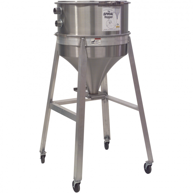 IMS Company Drying Hopper, Mobile, 24" Dia Stainless Steel Closed