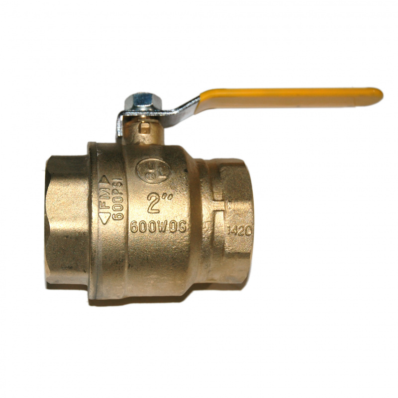 Ims Company Ball Valve 2 Female Npt Full Port Brass 128071 Ball Valves Full Port And 7343