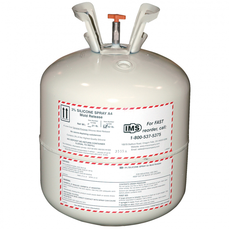 IMS Company - Mold Release, 3% Silicone Spray, 9.25 oz, 12 Fl oz