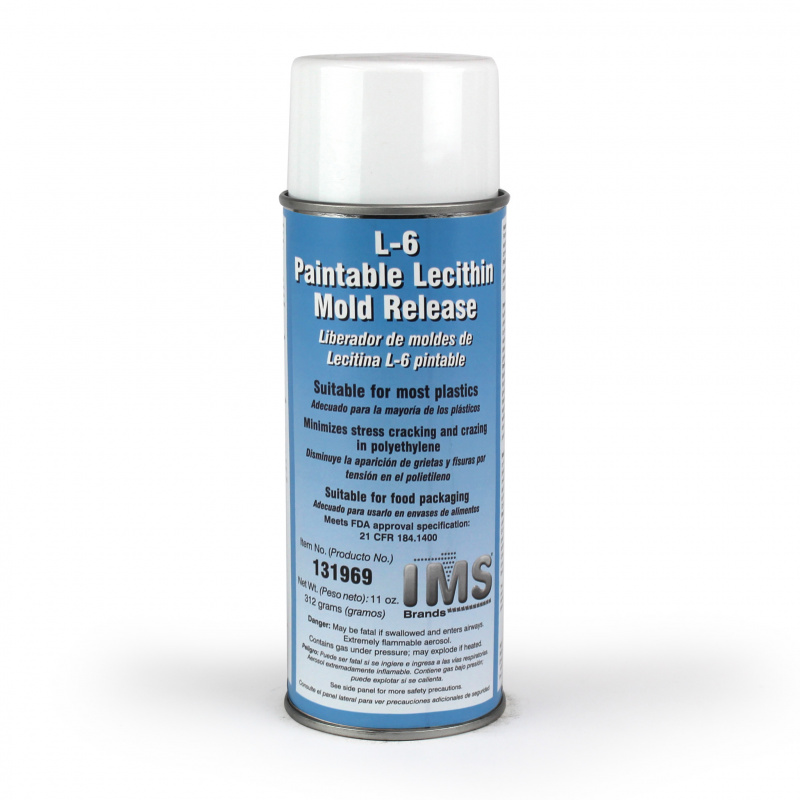IMS Company Mold Release, Paintable, L6, Spray Can, 6 Concentration