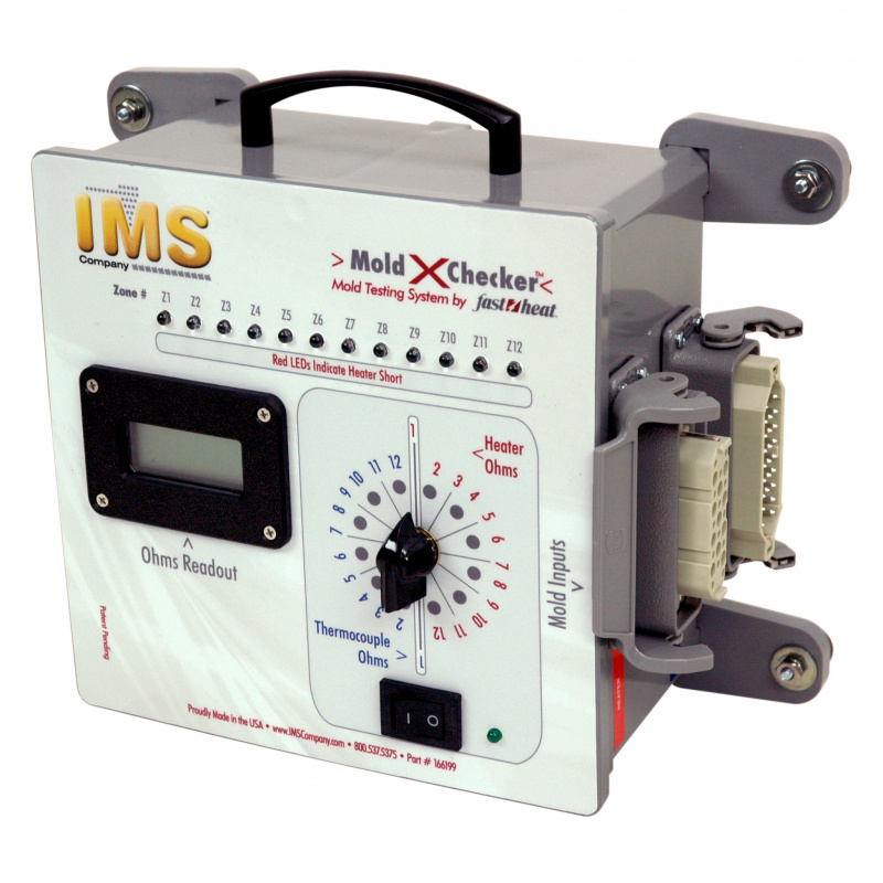Moldxchecker, Mold/Tool Heater And Thermocouple Testing System, For Use  With Molds Or Machines That Have Hot Runner Control System Connectors. Test  Up To 12 Different Zones For Overall System Health As Well As  Troubleshooting  - IMS Company