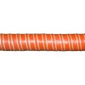Hopper Dryer Hose, 2-Ply, Orange, 1" ID, 12' Long, Silicone Coated Fiberglass - Image 2