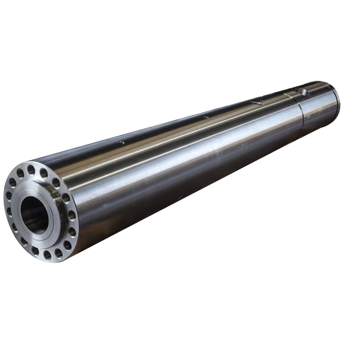 Barrel, Cincinnati, Vista, 80mm, Straight End, 79.17" OAL, 8.071" OD, 12 Hole Bolt Pattern - Image 1
