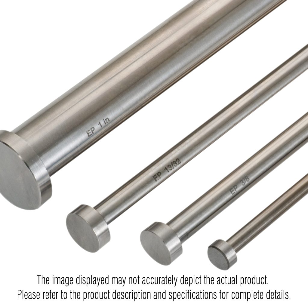 Core Pin, H-13 High Hardness, Rc 50-55 Length: 3" Outside Diameter: 0.25"